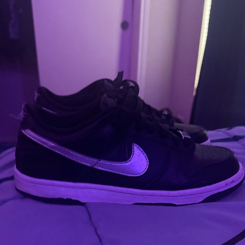 Nike Black and Purple Sneakers